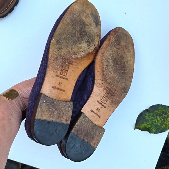 ☠️ STUBBS & WOOTTON Needlepoint Linen Skull x Bones Loafer Slippers Mens: 8.5 - Picture 4 of 6